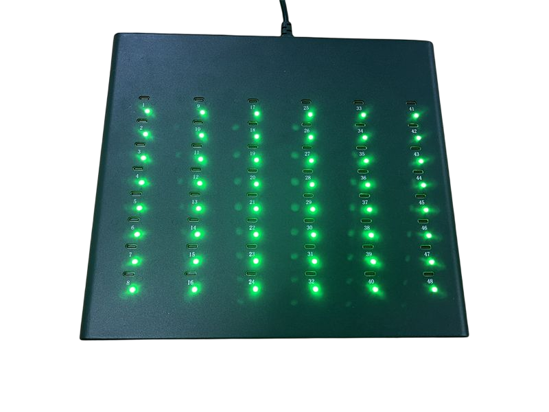 48-port PD/QC type-c with green light for charging use charger 48-port PD/QC type-c with green light for charging use charger