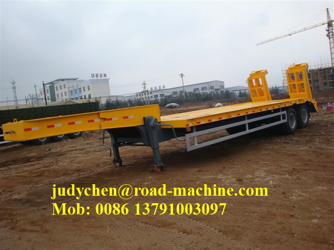низкорамный полуприцеп low bed semi trailer