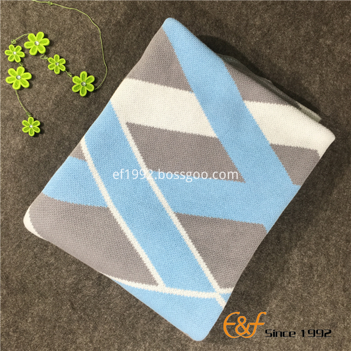 jacquard knitted blanket jacquard knitted blanket