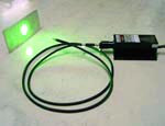 green fiber coupled laser