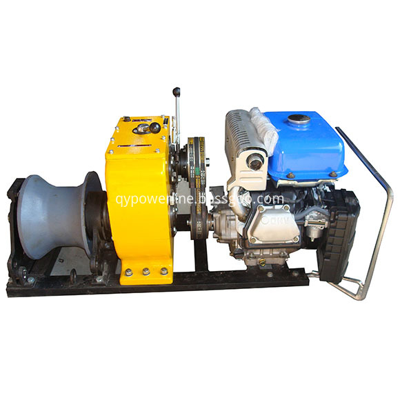 5tons Gasoline Capstan Winch cable puller Cable Pulling Winches