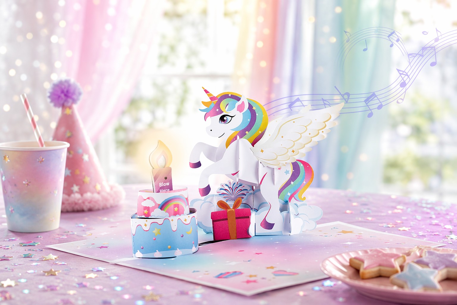 Birthday Music Light Card Birthday Music Light Card