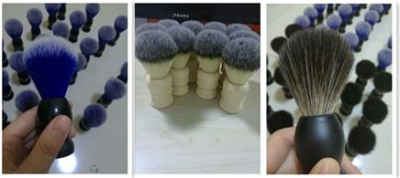 synthetic hair shaving brush