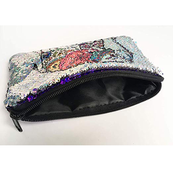 Sequin Pencil Case Panda Elephant Pattern 3 Sequin Pencil Case Panda Elephant Pattern 3