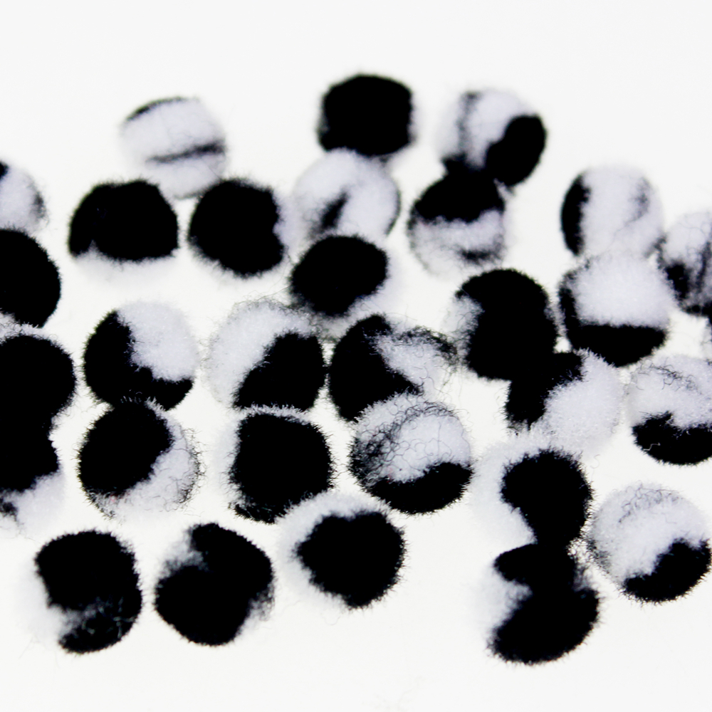 Multi-color panda Pom Multi-color panda Pom