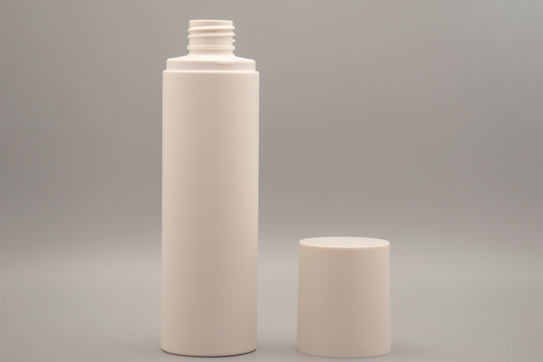 200 ML Matte White Cylinder PET Bottle With Hood 200 ML Matte White Cylinder PET Bottle With Hood