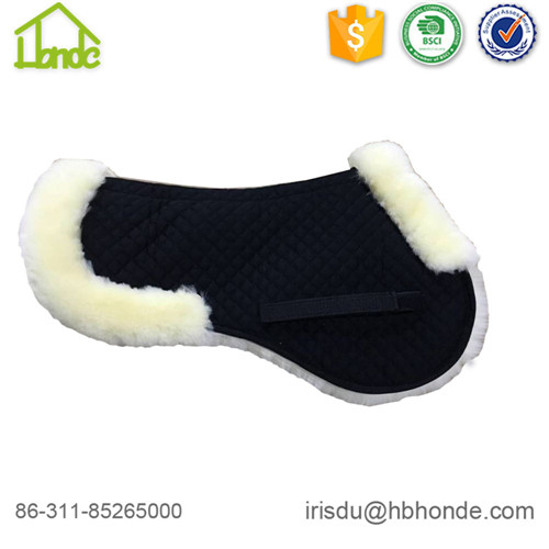 half sheepskin saddle pad half sheepskin saddle pad