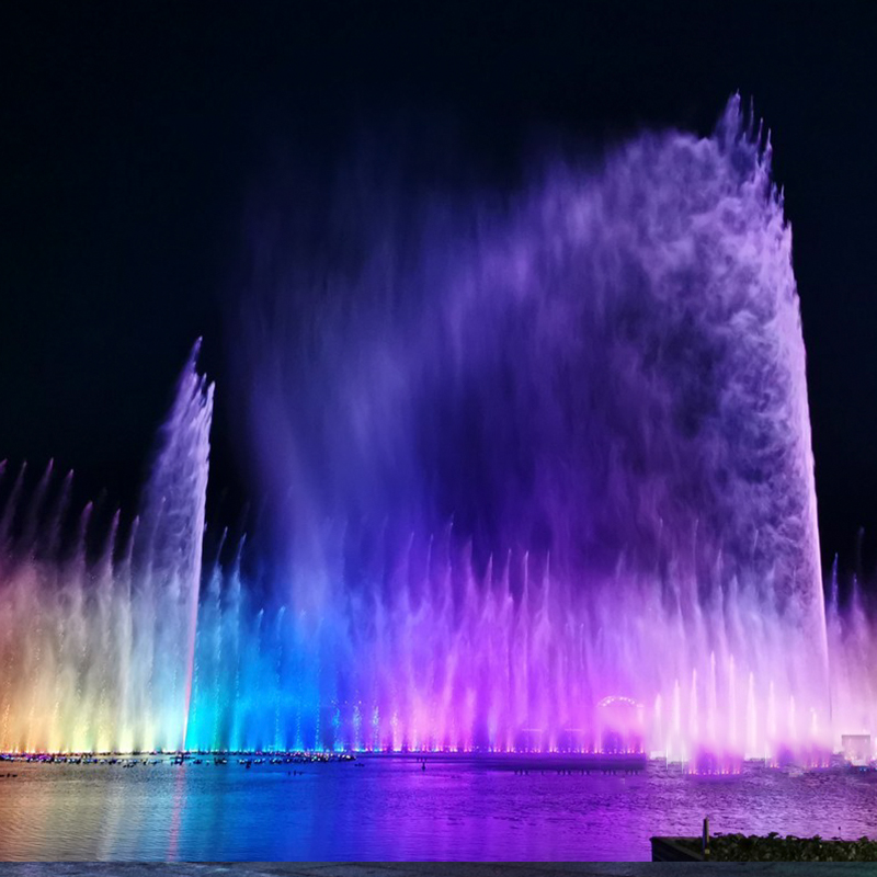 Fontaines avec lumières Fountains With Lights