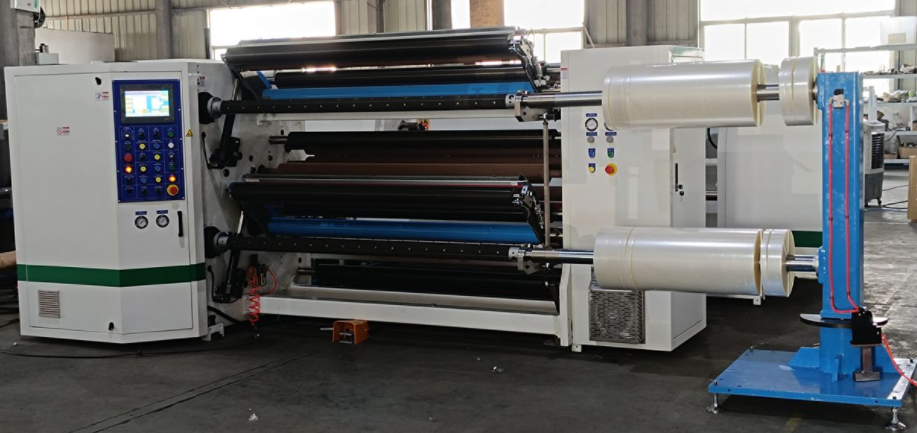 Double spindle take-up slitter Double spindle take-up slitter