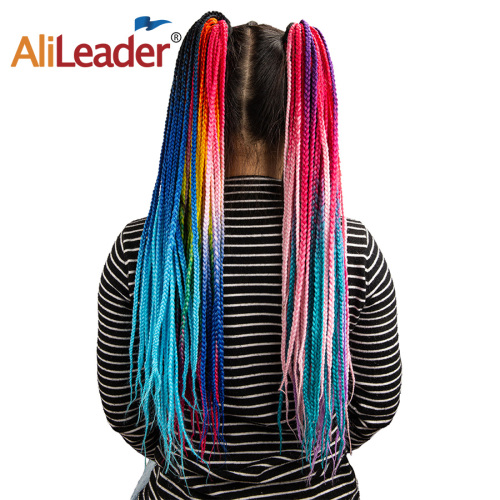 Colorful Box Braid Wig Ponytail Kid Hair Accessories Supplier, Supply Various Colorful Box Braid Wig Ponytail Kid Hair Accessories of High Quality