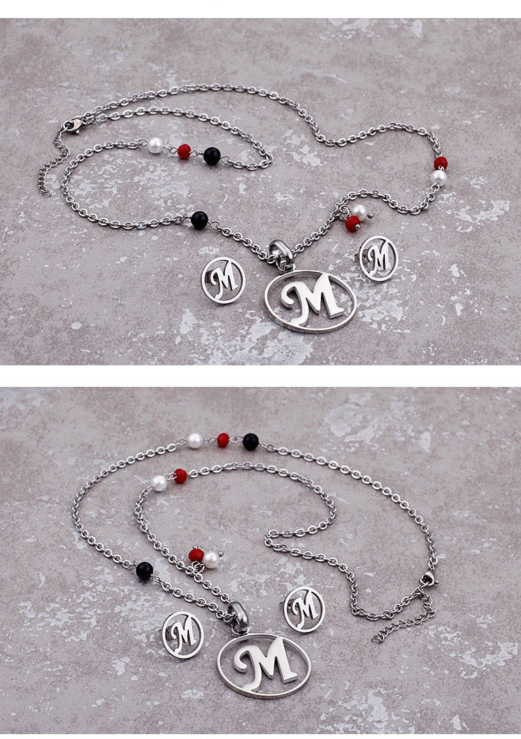 mektubu takı setleri letter jewelry sets