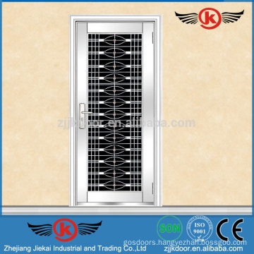 Jk Ss9084 Apartment Stainless Steel Safety Door Design With Grill