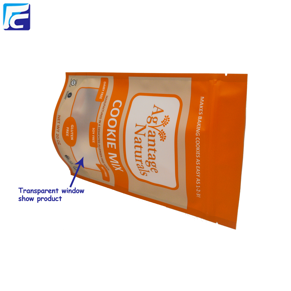 Ziplock Matte Sac transparent Ziplock Matte Clear Bag