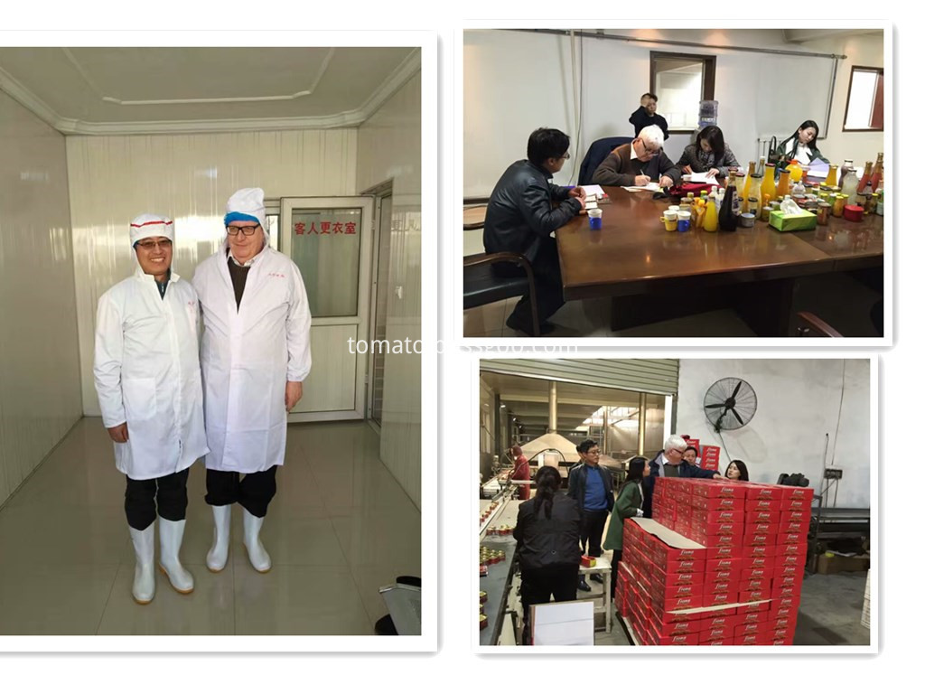 ICRC inspecting our factory - tomato paste
