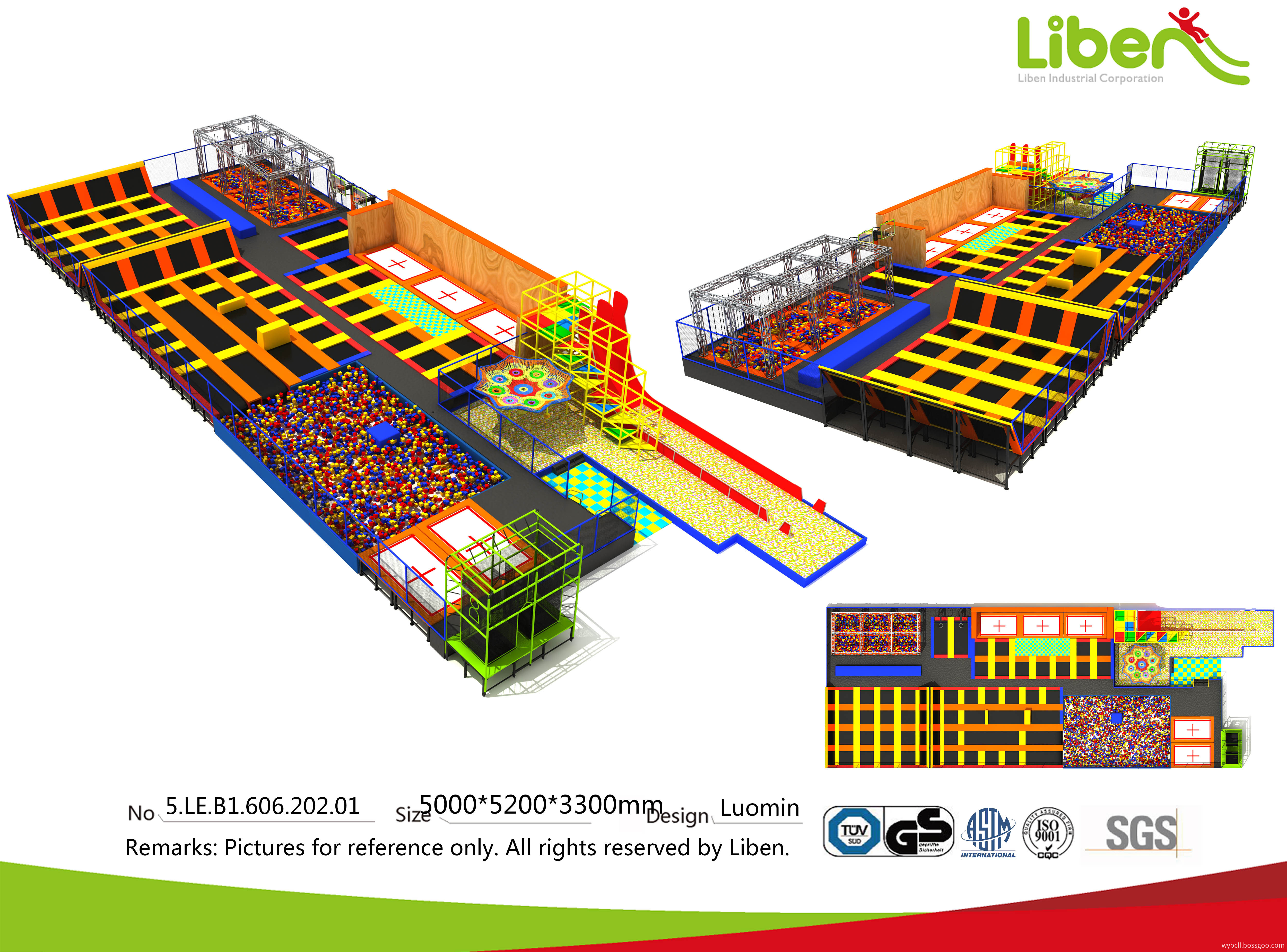 trampoline park with foam pit trampoline park with foam pit