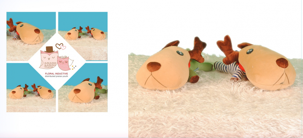Dog plush toy sleeping pillow Dog plush toy sleeping pillow