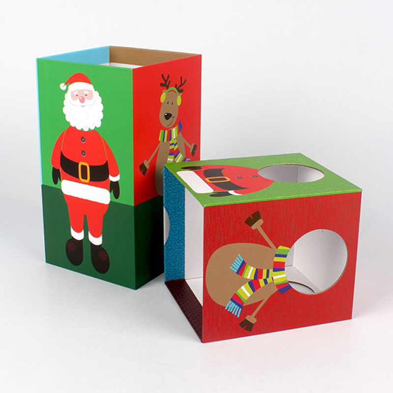 Kertas Kertas Krismas Kustom Hadiah Pembungkusan Kotak Custom Paper Christmas Mugs Gift Box Packaging