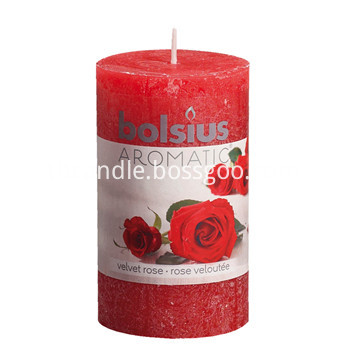 aromatherapy scented pillar candles for home deco