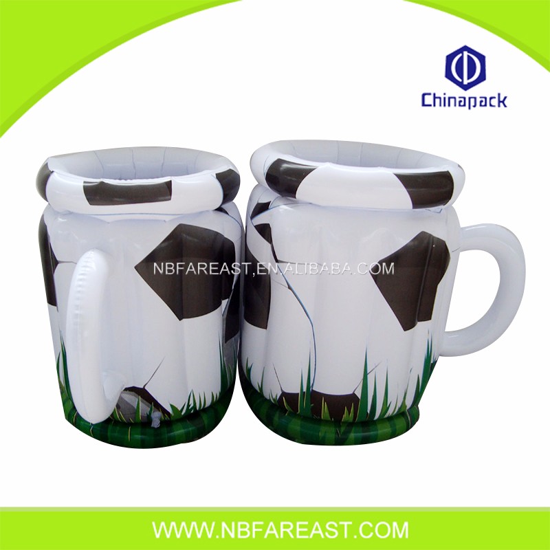 Öl uppblåsbar is hink Beer inflatable ice bucket