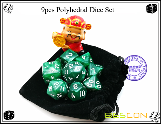 9pcs Polyhedral Dice Set-4 9pcs Polyhedral Dice Set-4