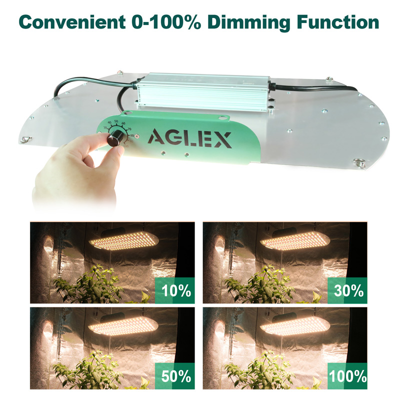 led grow light with dimmer