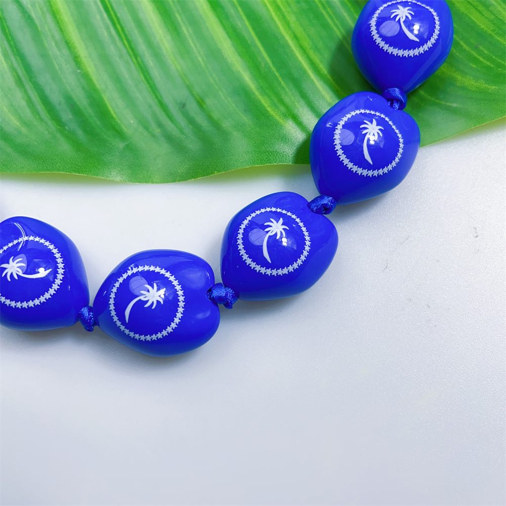 Chuuk Flag Necklace KN-jn058_0002 Chuuk Flag Necklace KN-jn058_0002