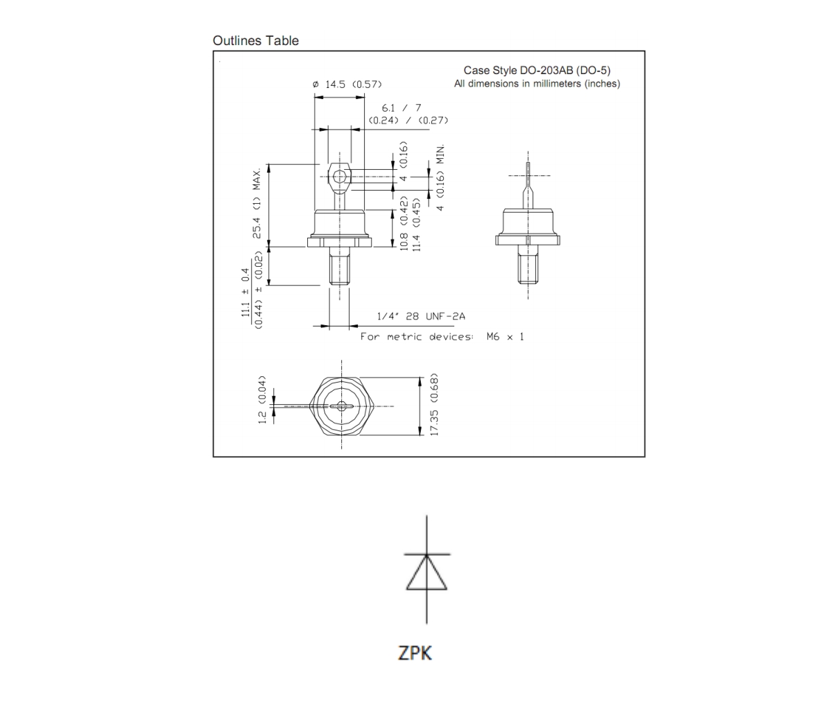 YZPST-ZPK20A-1800V DO5 YZPST-ZPK20A-1800V DO5