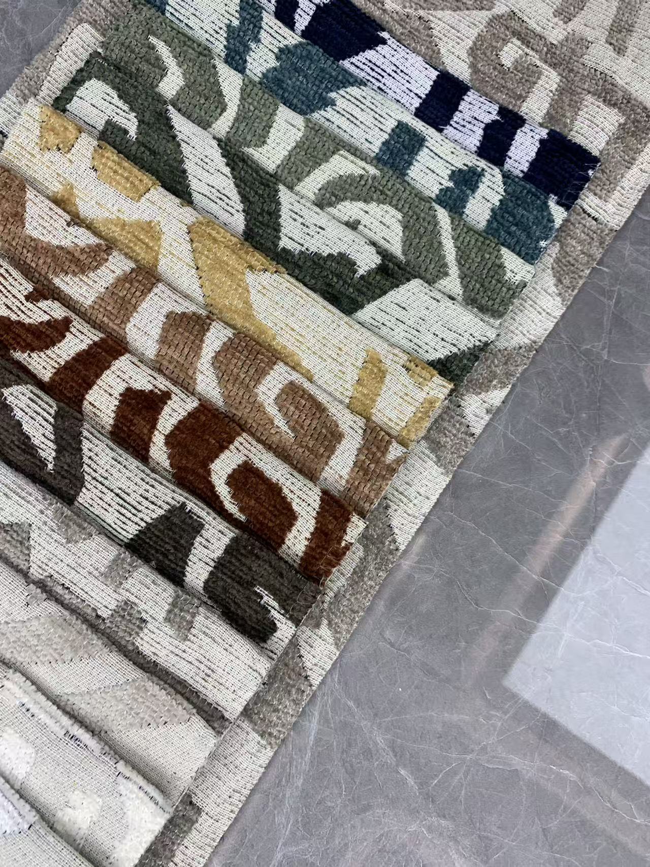 Jacquard Chenille Fabric Jacquard Chenille Fabric