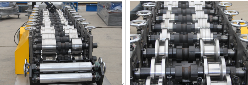 The rollers of the ceiling machine line keel roll forming machine
