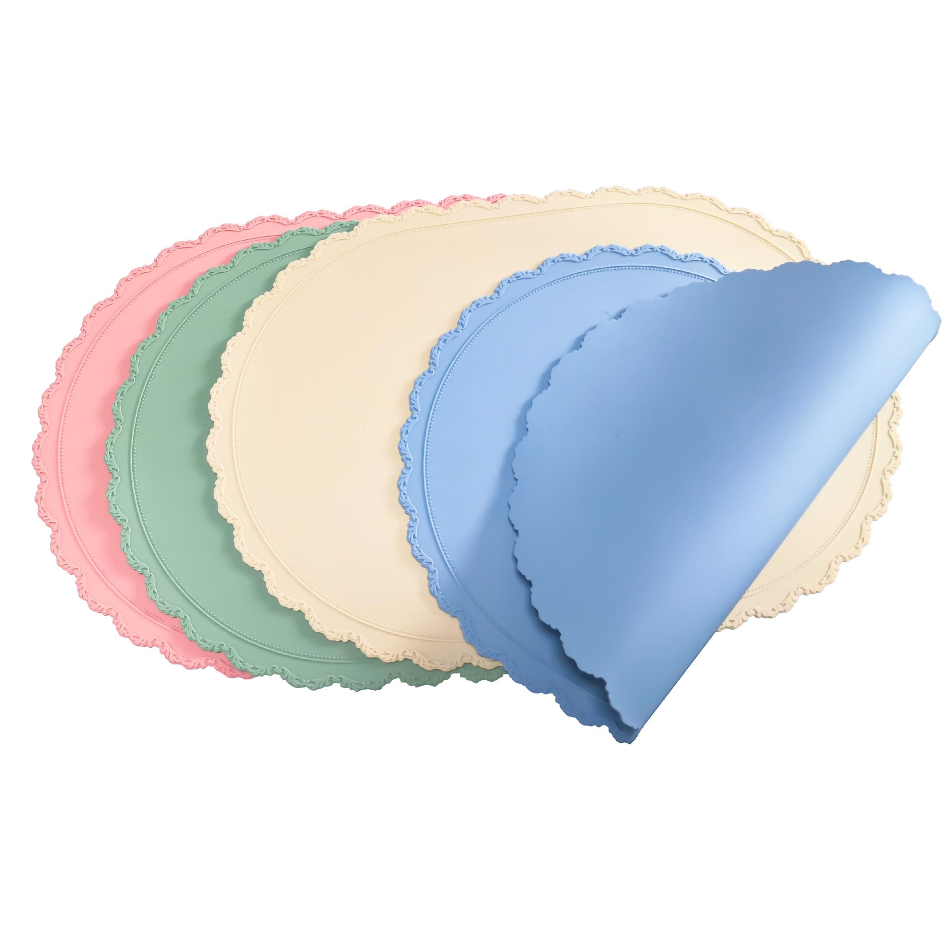 silicone table mat and cup mat set MFZ-I014 silicone table mat and cup mat set MFZ-I014