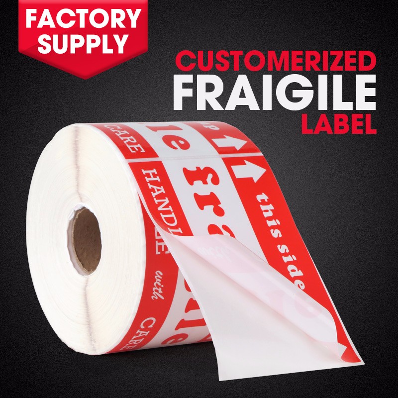 étiquette d'expédition fragile fragile shipping label