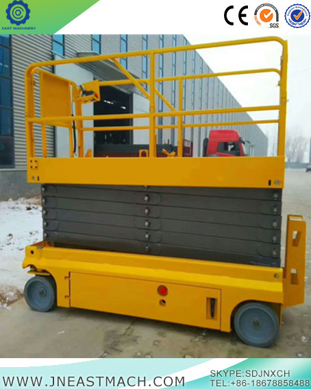 Hidráulico elétrico automotor da torre 12m de Skyscraping Scissor o elevador Skyscraping Tower 12m Self Propelled Electric Hydraulic Scissor Lift