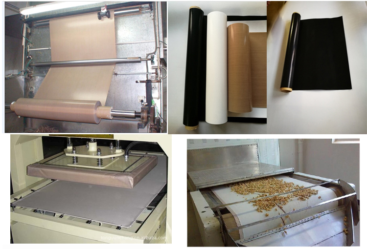 tissu ptfe haute température high temperature ptfe cloth