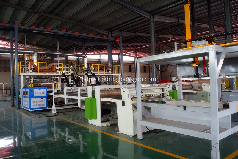 SPC flooring making machine