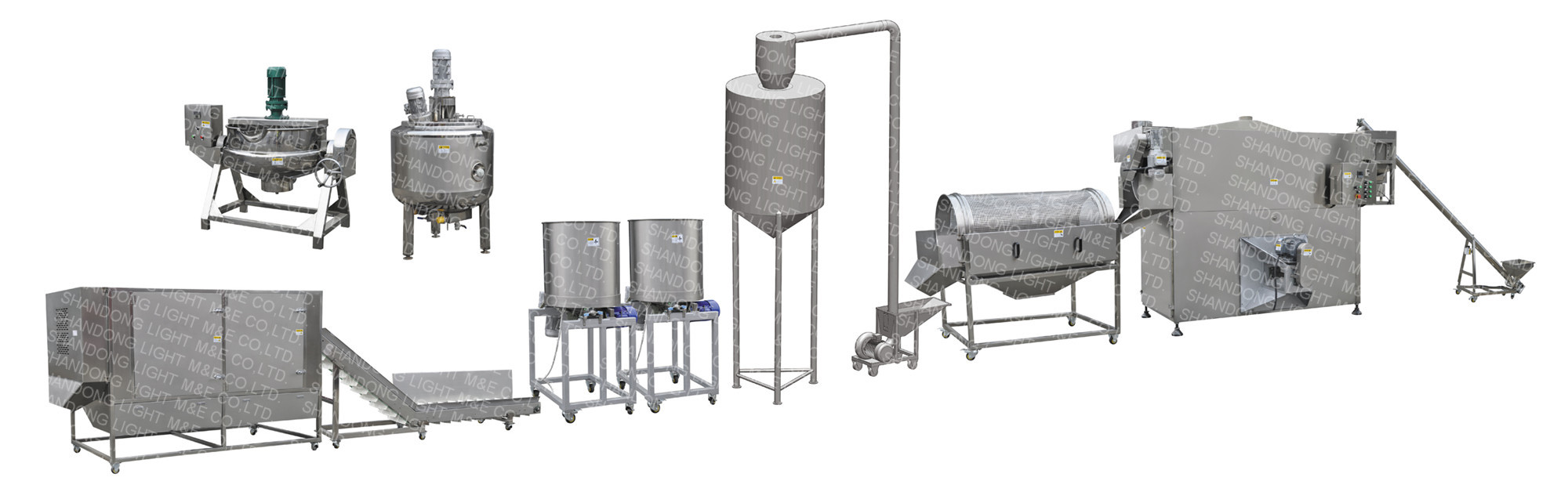 Automatic Caramel Popcorn Process Line Automatic Caramel Popcorn Process Line