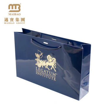 High Quality Wholesale Boutique Luxury Custom Color Printed Paper Gift Shopping Retail Bags With Logo And Handles China Manufacturer