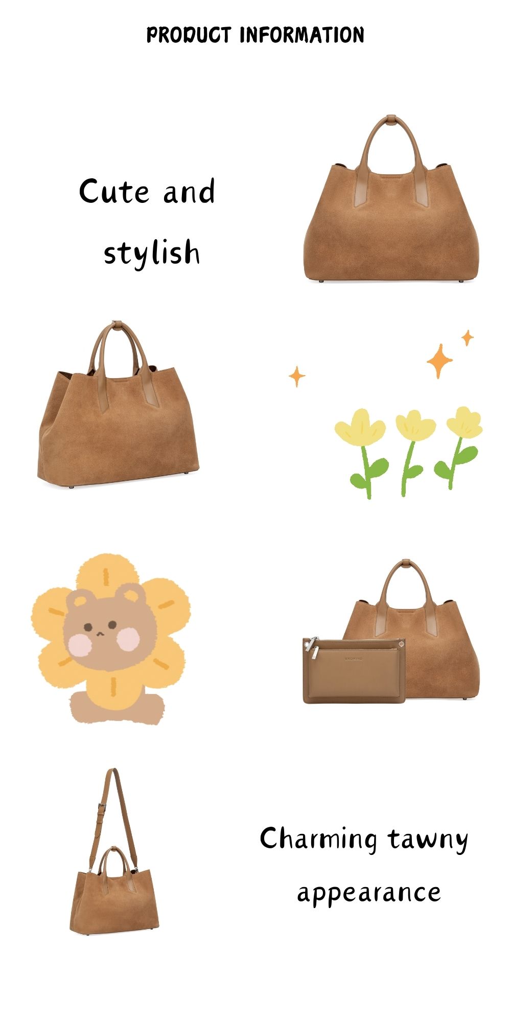 Vintage Brown Tote Bag Vintage Brown Tote Bag