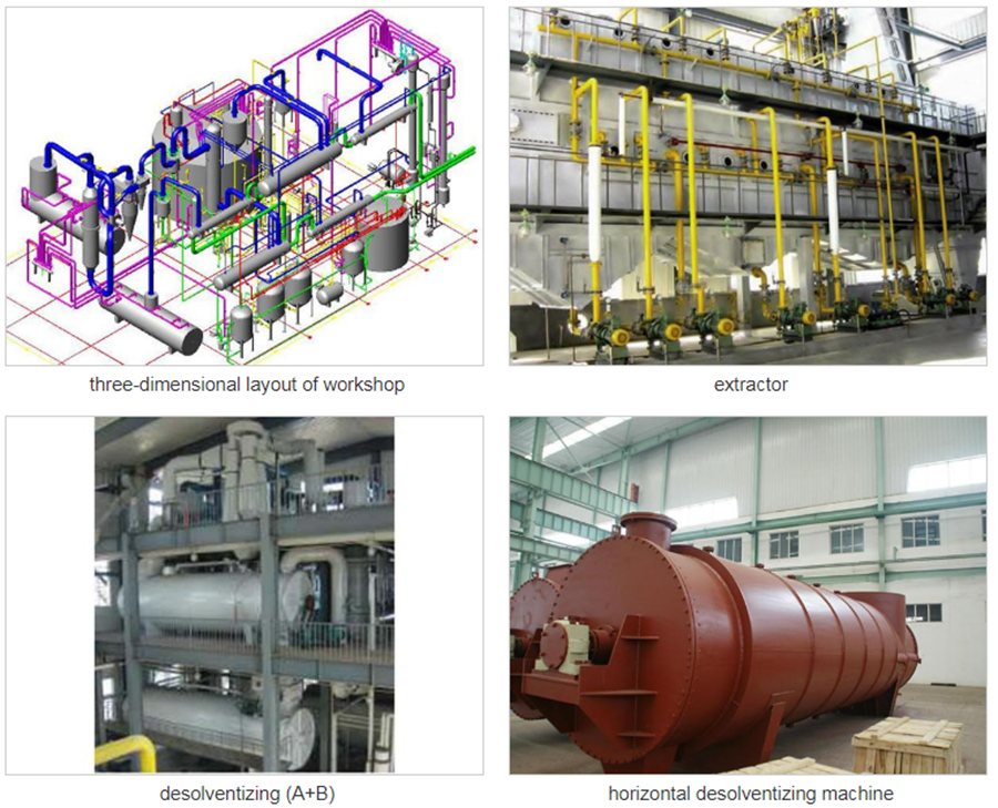 Extraktion und Niedertemperaturentfernung Extraction and Low-Temperature Desolventizing