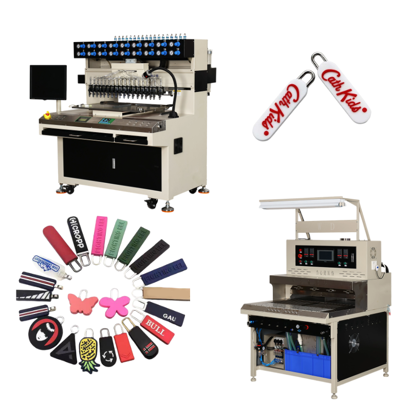 18 colors zipper puller making machine (2) 18 colors zipper puller making machine (2)