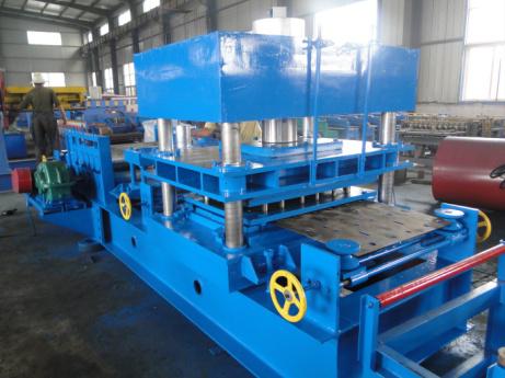 스틸 임시 가드 레일 시스템 롤 성형 기계 Steel Temporary Guardrail Systems Roll Forming Machine