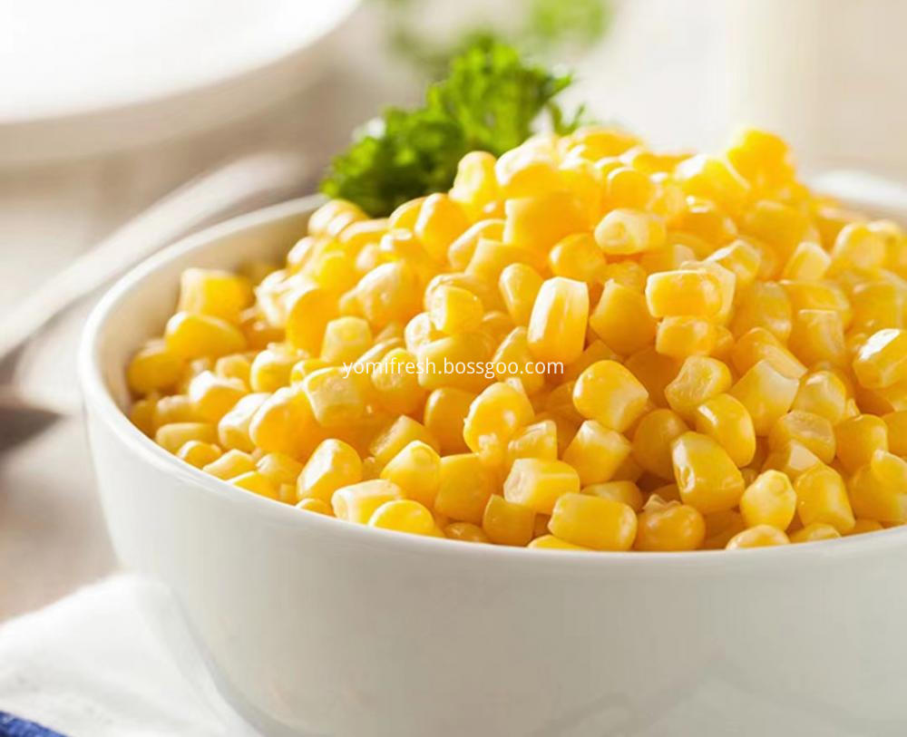 Sweet Corn Kernels Nutrition