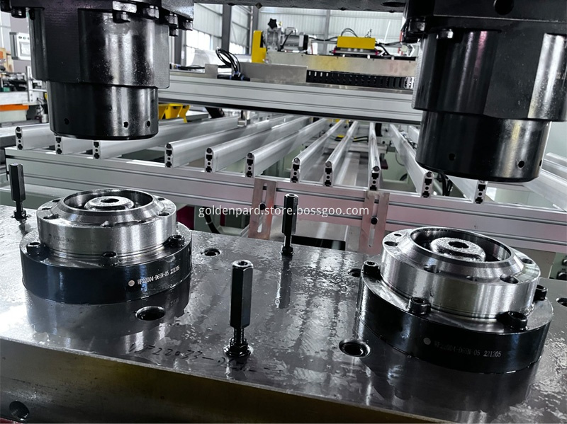 Aerosol cone and dome machine dome bottom making machine automatic production line4 Aerosol cone and dome machine dome bottom making machine automatic production line4
