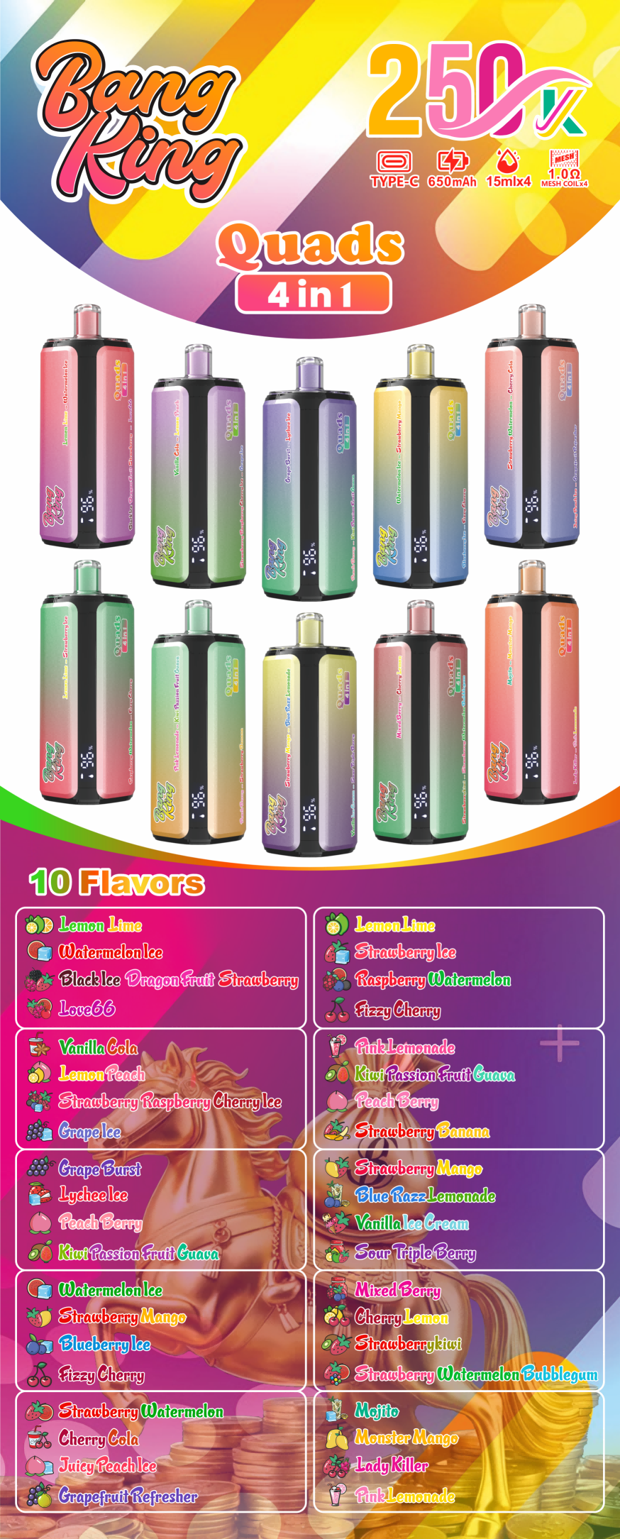 Bang King 4 in 1 250k Bang King 4 in 1 250k