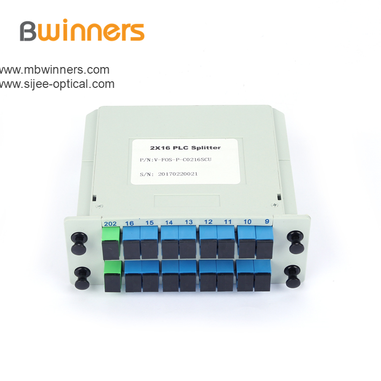 Module d'insertion 2x16 Plc Splitter Connecteur Scapc Insertion Module 2x16 Plc Splitter Scapc Connector