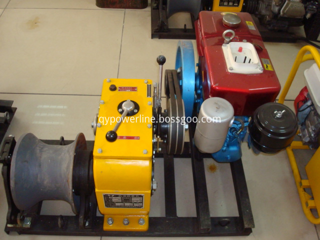Winch Manufacturer 5 Tons cable winch diesel engine for Power Construction