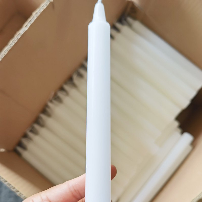 white color stick candle white color stick candle