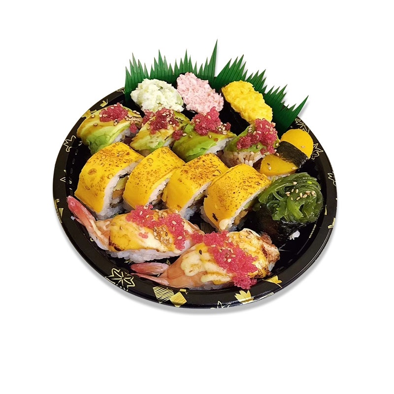 application of round sushi tray application of round sushi tray