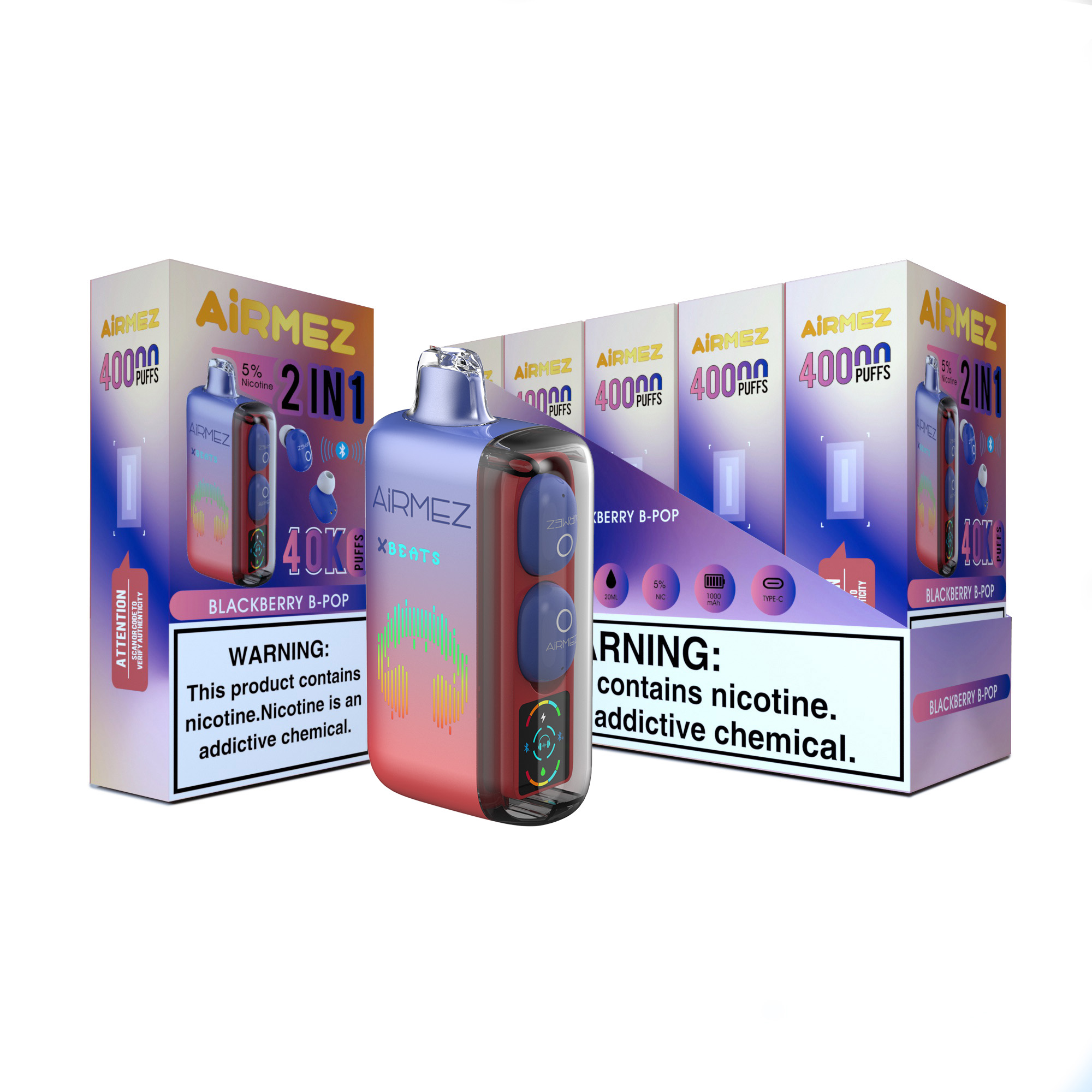 AIRMEZ XBEATS 40k puffs (3) AIRMEZ XBEATS 40k puffs (3)