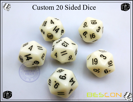 Custom 20 Sided Dice Custom 20 Sided Dice