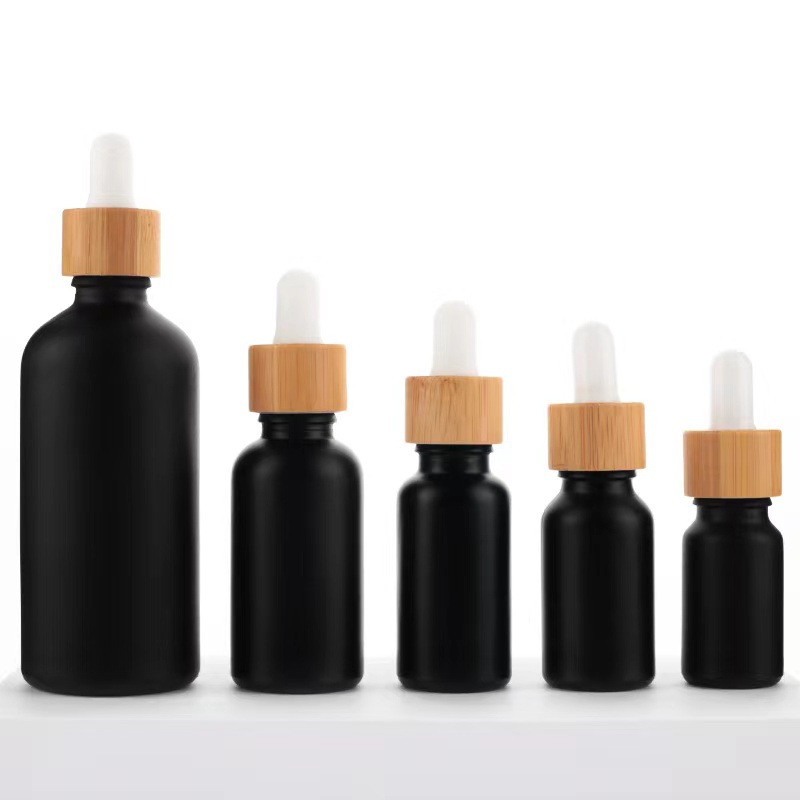 Matt Black Dropper Bottle Matt Black Dropper Bottle